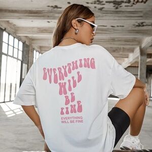 I’m selling a motivational oversized tee!